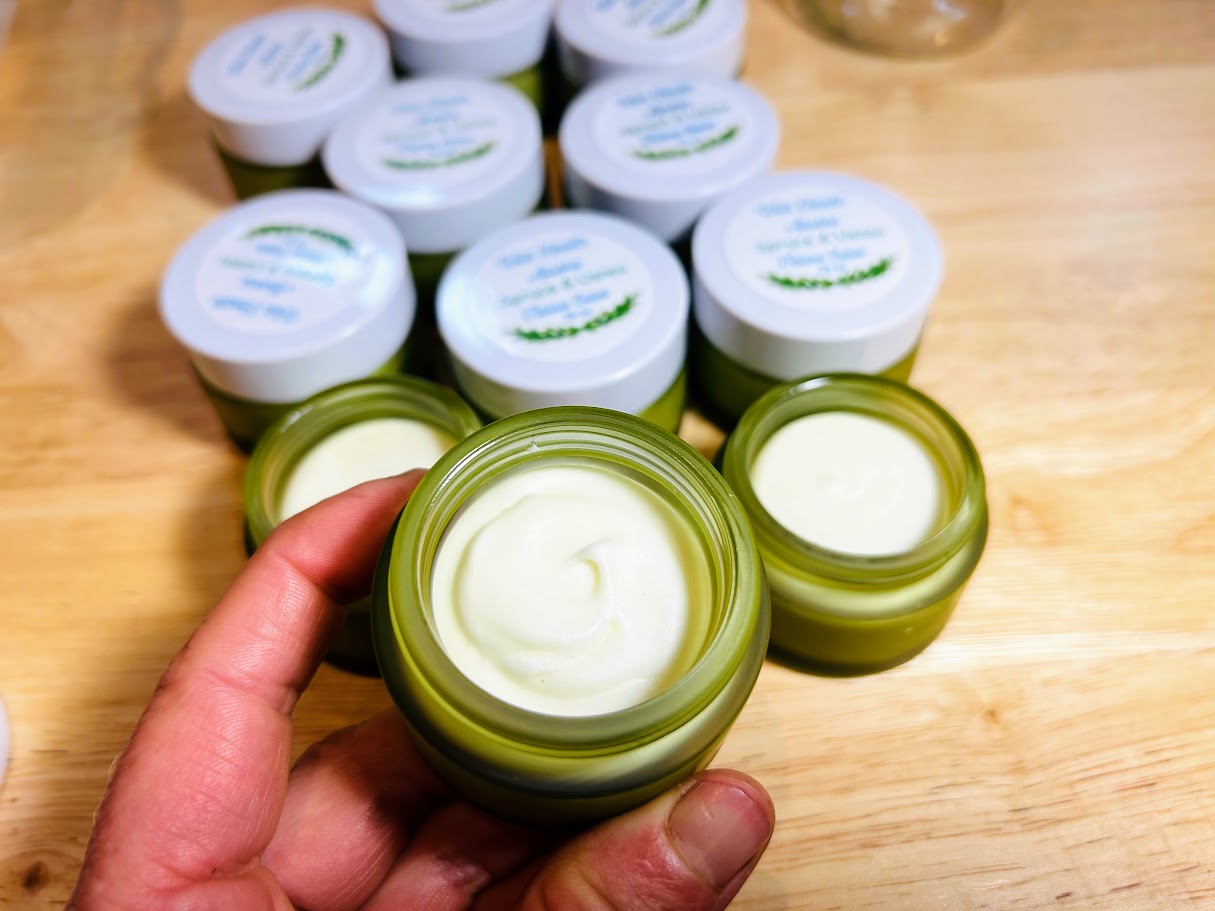 Spruce tip and Usnea Salve